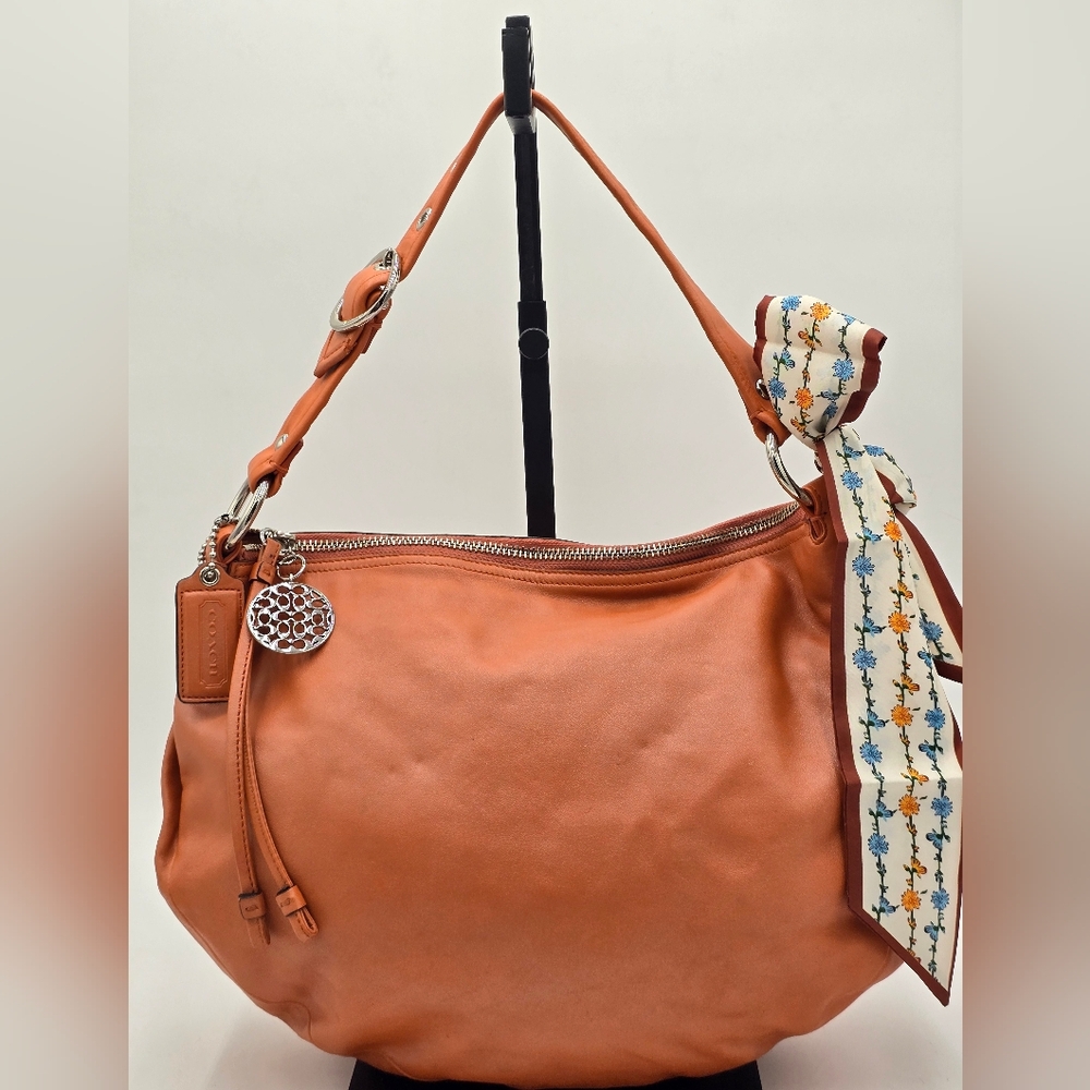 Coach Allie Leather Hobo Shoulder Bag - Picture 3 of 16